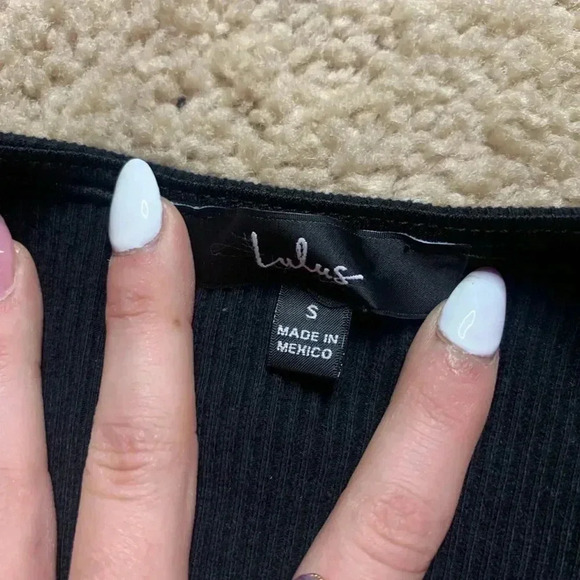 Black lulus bodysuit - Picture 2 of 2